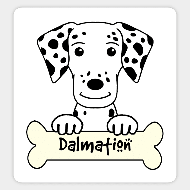 Dalmation Sticker by AnitaValle